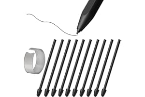 SUEEWE [10 Pezzi] Punte di Ricambio per Remarkable 1/2/Marker/Marker Plus & Boox Pen2 Pro/Boox Pen Plus/Boox Triangle Pen/BOOX Wacom Penna, per Boox Max/Note/Nova/Go/Tab Ultra&Mini Serie, Nero