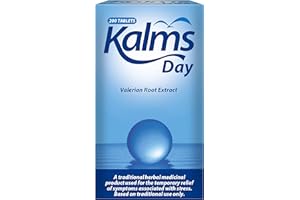 Kalms Day 200 Tablets - Traditional herbal medicinal product used for the temporary relief of symptoms associated with stress, 200 count (Pack of 1)