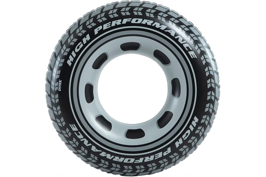 Intex 59252NP - Rueda Hinchable neumático diámetro 91 cm, Multicolor, S