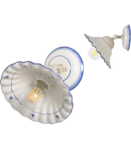 HYDONG Applique da Parete Interno, 7W Intonaco LED Lampade da Parete Moderne Bianco Caldo 2700K