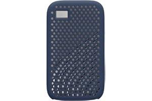 kwmobile Custodia SSD Silicone Compatibile con WD My Passport SSD 500GB / 1T / 2T / 4T - Cover SSD Portatile - Protezione Disco Rigido Esterno SSD blu scuro