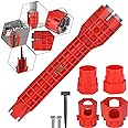 NEWANOVI (14-in-1) Faucet and Sink Wrench， Faucet and Sink Installer, Multi-functional Wrench Plumbing Tool for Toilet Bowl, Sink, Bathroom, Kitchen Plumbing and More