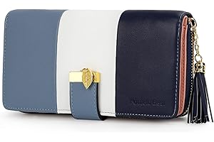 Pomelo Best Women Wallets RFID Ladies Purses with Multiple Card Slots and Roomy Compartment