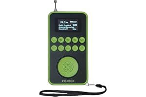 SPIRITSHACK HexBox Spirit Box Ghost Hunting Equipment AM FM Radio Scanner Paranormal Investigations ITC Research Tool Kit Gear Ghost Box Paranormal Equipment Pod EVP Recorder EMF Meter Hunters Detector REM Reader