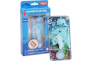 Wild Republic MyPhone Delfino, Console Acquatica Per Bambini, Giocattolo Mobile Per Bambini, Giocattolo Da Viaggio, Gioco Passatempo Per Bambini
