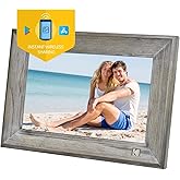 KODAK WiFi Dijital Fotoğraf &Ccedil;er&ccedil;evesi 10 in&ccedil;, HD IPS Dokunmatik Ekran, Bulut Depolamalı Klasik Ahşap Elektronik Resim &Ccedil;er&ccedil;eve