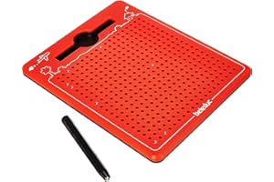 Beleduc Ardoise Magique Enfant de 3 ans et plus - Stylo et Plateau Magnétique avec Billes, Pour la Motricité Fine + Créativité - Jeu Garçon Fille +1 Joueur - Éducatif & Fun