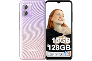 DOOGEE N50 Moviles Baratos y Buenos 15GB RAM+128GB ROM, Android 13, Octa Core, 50MP AI Cámara, 4200mAh Batería, 6,52 Pulgadas HD+, 1TB SD Teléfono Movil Carga Rápida 18W, Huella Dactilar/5G-WIFI/OTG