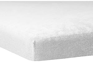 ‎TRAUMSCHLAF TRAUMSCHLAF weiches, elastisches Flausch Biber Boxspring Topper Spannbettlaken mit Rundumgummi, Größen 140x200 cm - 160x200 cm, Weiss