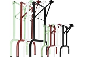 ‎NATURAL GOODS BERLIN Natural Goods Berlin 2X Bankbeine Metall Dunkelrot für Bierzeltgarnitur klappbar (43 cm x 23 cm) - Bankfüße für Bierbank - Bankkufen Outdoor Bierbankgarnitur - Bankgestell Garten, Terrasse & Camping