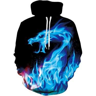 Sudadera Con Capucha Unisex Freshhoodies - Estampados 3D (lobo, Gato, Llama, Etc.), Tejido Algodón/poliéster, Tallas S-XXL