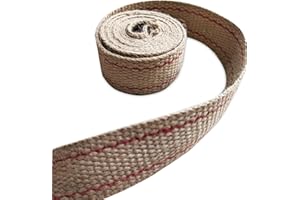 TENDEEVOLUTION Cinghia Iuta Divani spessore 5 Cm, Nastro Iuta per Tappezzeria, sostituzione fondo e spalliere di Sedi, Poltrone e Sdraio (5 METRI)
