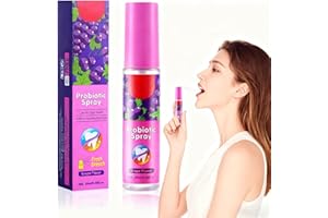 GERUICEE Mundspray Gegen Mundgeruch Traubengeschmack, Erfrischungsspray Für Langanhaltend Frischen Atem, Tragbares Mundspray Mit Natürlicher Formel, Mundpflege Für Alltag, Büro Und Reisen, 20ML