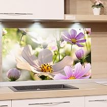 Easy-topbuy Spritzschutz Faltbar – Öl- & Hitzebeständige Alufolie Für Herd & Küchenwand (ca. 84x32,5 Cm)