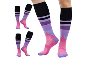 cheap4uk 2 Paires Bas De Contention Femme Homme Chaussette De Contention Mollet Base Layers Et Compression De Sport