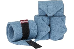 LeMieux Pansements pour poney jouet - Polaire - Fermeture simple - Convient aux enfants de 3 ans et plus - Bleu glacier