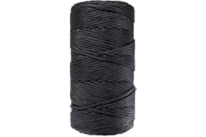 GOLBERG G Tarred Schnur – mehrere Größen und Längen – 100% Nylonfaser – Utility Garn für Getriebe, Bau, Handwerk, Landschaftsbau, Survival 160 LB - #36 (500 Feet)