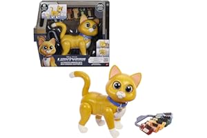 DISNEY PIXAR LIGHTYEAR ​Disney i Pixar Lightyear Sox Interactive Talking Sound & Motion Cat, film dokładny robot towarzysz postać młodzież elektronika zabawka, 4 lata i więcej