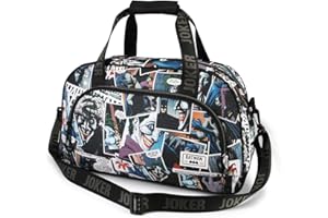DC COMICS Joker Comic-Sac de Sport Pocket, Multicolore