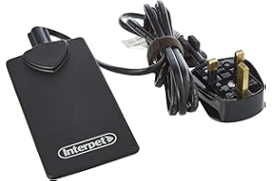 Interpet Delta Mini Calentador para peceras de Acuario pequeño, 15 W, para acuarios de hasta 20 litros, Enchufe británico