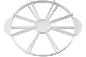 Dr. Oetker Tagliatorta Ø 18 cm, Porzionatore a fette, utensile da cucina per tagliare 6 – 8 fette uguali, accessori da forno per decorare, utensili da cucina per piccole torte e torte, bianco