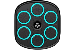 AHWOiHS Music Boxing Machine für Erwachsene, Musik-Boxmaschine Mit Boxhandschuhen LED Licht Box Wand mit Musik Box Maschine mit Boxhandschuh - Bluetooth Musical mit 9 Einstellbare für Kinder