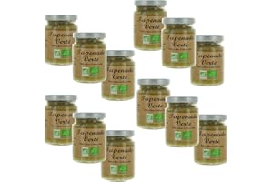 Lot 12x Tapenade verte Bio - pot 90g