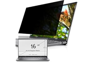 IPROKKO Pellicola protettiva per computer portatile da 16 pollici, 16:10, proporzioni rimovibili, anti-luce blu, antiriflesso, per 16" Hp/Dell/Acer/Lenovo/ThinkPad/Asus