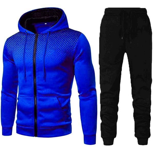 Survêtement Homme Hiver - Ensemble Jogging Capuchoude Sport Décontracté Grande Taille