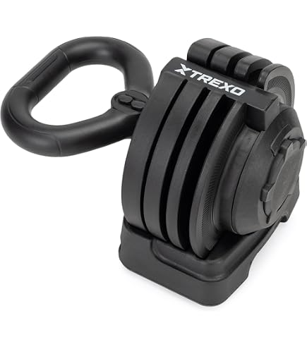 TREXO Kettlebel 4kg en Fonte Avec Revêtement en Vinyle Pour les Exercices Polyvalents à la Maison et à la Salle de Sport Haltères Professionnels Haltères Noir VKB04 TREXO Kettlebel 4kg en Fonte Avec Revêtement en Vinyle Pour les Exercices Polyvalents à la Maison et à la Salle de Sport Haltères Professionnels Haltères Noir VKB04