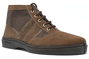 Pecellin Peinado Bota Caza - Zapato para Hombre - Botín Serraje - Calzado Deportivo con Cordones