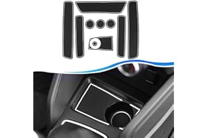 SXCY Tappetino Antiscivolo per Dacia Duster 2022 2023, Tappetini in Gomma per Auto, Antiscivolo Mat per Console Centrale, Bracciolo, Scanalatura Porta, Dacia Duster Accessori (Bianco)