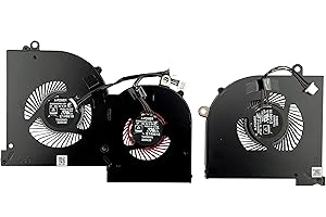 BESTPARTS OEM CPU+GPU Cooling Fan Replacement for MSI GS65 Stealth, WS65, P65 Creator (Intel Core 8TH Gen), P/N: MS-16Q1 MS-16Q2 MS-16Q3, 16Q2-CPU 16Q2-G-CCW (Not for RTX20 Series, Look at The Second Picture)