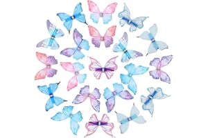 YULONGWU 20Pcs Fermagli per Capelli Farfalla, Mollette Capelli Donna Fermagli Capelli Bambina, Fermaglio Capelli Farfalla 3D Mollette per Capelli Farfalle, Accessori Capelli Farfalla per Donna Bambina Bambini