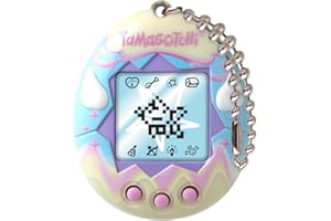 BANDAI Tamagotchi Angel Mascota Virtual Party, Multicolor 42993 | Conviértete en su ángel guardián: aliméntalo, cuídalo, Juega y ayúdalo a evolucionar. ¡Una Mascota Celestial! +8 años