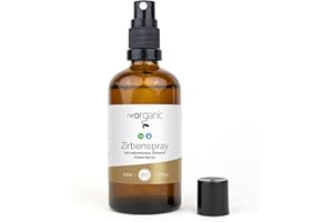 ‎NEOORGANIC NeoOrganic® Bio Zirbenspray 100ml – natürliches Kissenspray und Raumspray mit naturreinem Bio Zirbenöl (Pinus Cembra Alpes) für einen ruhigen Schlaf – Zirbenspray