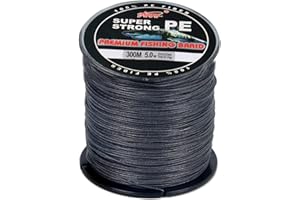 LSHEL Geflochtene Angelschnur 4 Fach Braided Fishing Line 300m