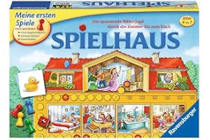 Ravensburger 21424 - Playhouse - klassiskt barnspel, spännande bildjakt för 2-4 spelare från 4 år och uppåt