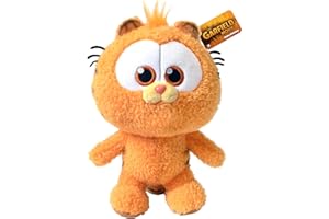 ANIMAGIC - Peluche Baby Garfield - Peluche Gato Garfield Muy Suave en Versión Bebé - para Niños y Niñas Fans del Famoso Gato Dormilón - Héroe de Cómics - Idea Regalo Cumpleaños, Navidad Desde 2 años