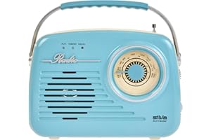 Silva Schneider 243015 Radio Bezprzewodowe, Niebieski/Beżowy, 20 W