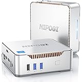 NiPoGi GK3 PLUS Mini PC, Intel Alder Lake-Ν95(Beats N100, fino a 3.4GHz),16GB RAM+512GB M.2 SSD Mini Computer Desktop,WiFi 5/