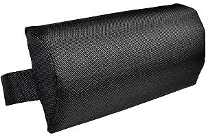 Exuberia Coussin Repose Tete, Appuie Tête Fauteuil Salon,Appui Tete Canape Fauteuil, Oreiller De Chaise Longue/de Jardin pour Chaises Pliantes D'extérieur Noir