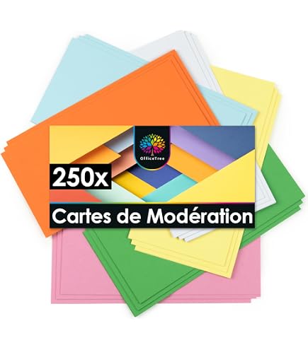Lot de 500 cartes de modération rondes, 15 cm, cartes de modération, cartes de métaplan, 10 couleurs, cartes au choix, fournitures pour enseignants, multicolores pour présentation et présentation Lot de 500 cartes de modération rondes, 15 cm, cartes de modération, cartes de métaplan, 10 couleurs, cartes au choix, fournitures pour enseignants, multicolores pour présentation et présentation