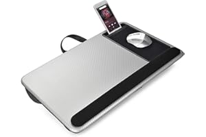 MODAZON Large Laptop Tray, Lap Desks with Pillow Cushion,Lap Desk Built in Mouse Pad & Anti-Slip Strip, Fit up to 17 Inch Notebook, Bed Cushion Accessories Ipad Macbook