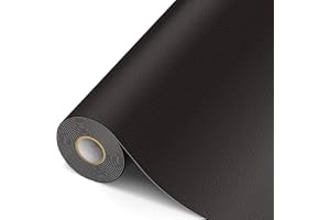 MICTER Cuero Adhesivo, 40x300cm Cuero Adhesivo Parches Polipiel, Reparación y Renovación, Parche Cuero Adhesivo para Muebles, Sofás, Asientos De Coche, Silla De Oficina, Cabecera, Bolsos(Café)