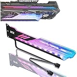 EZDIY-FAB RGB Scheda Grafica, GPU Colorato Supporto Scheda Video, Sag Titolare Staffa 5V a 3 Pin