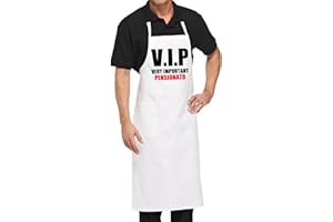 REGALI PAZZA IDEA Grembiule da cucina divertenti personalizzato Papà cuoco BBQ per lui Barbecue Regalo parannanza