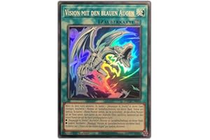 BACH-DE050 - Vision mit den blauen Augen - Super Rare - Yugioh - mit Kartenvermittler Toploader