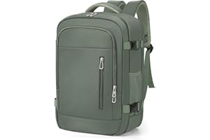 OTAHGK Bagage Cabine 40x20x25 pour Ryanair Sac à Dos de Voyage Bagage à Main Avion Sac à Main sous Le Siège Valise Sac Ordinateur Portable avec Port de Charge USB-Vert