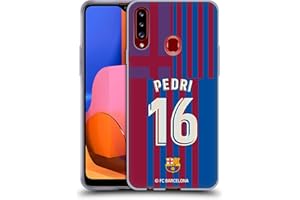 Head Case Designs Licenciado Oficialmente FC Barcelona Pedri 2021/22 Jugadores Inicio Kit Grupo 1 Carcasa de Gel de Silicona Compatible con Samsung Galaxy A20s (2019)